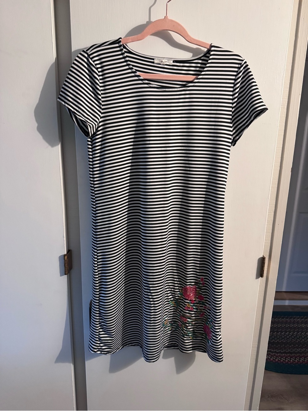 Maurice's striped and floral tee dress